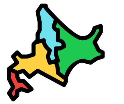 北海道の地図